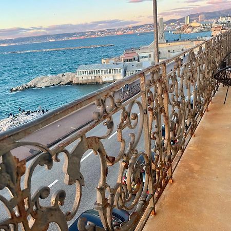 Appartement Sur La Corniche Kennedy Face A La Mer Marsilia Exterior foto